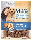 079100508907 Milos Kitchen Chicken Meatballs Dog Treats Milo