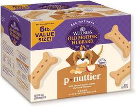 1 Month And Up 445055338341 Old Mother Hubbard Wellness P-nuttier Dog Biscuits Natural Training Treats