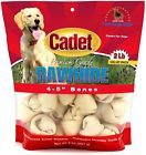 10051 Cadet Premium Grade Rawhide Natural Chew Bones Lbs