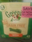 10122361 Greenies Grain Free Dental