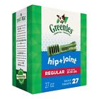 10160728 Greenies Hip And Joint Regular Size Dental Dog Chews Ounces