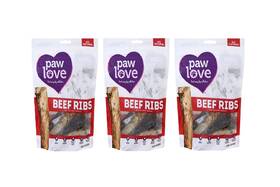 123 Treats 671983817949 Beef Bones For Dogs 4-5 Inch 6 Count 100% Natural Ribs Chews