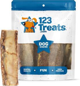 123 Treats 723466938617 Meaty Rib Bones For Dogs 100% Natural Pork And Beef Chews 8 Ounce Pack Of 1