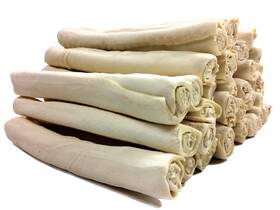123 Treats 814866012943 - Premium Rawhide Retriever Rolls Dog Rawhides For Dogs 9-10 Inch 36