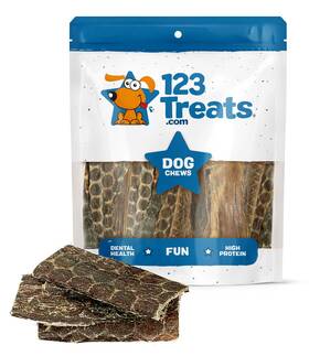 123 Treats 850064739657 1 Pound Beef Dog Esophagus Gullet For Dogs 100% Natural Healthy Che