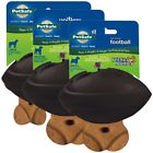 124017 Premier Mfr Discontinued Busy Buddy Rubber Football Extreme Black