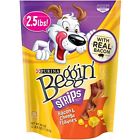 17661 Purina Snacks Beggin Strips Bacon Cheese Flavors Dog 038100176691