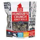 180263 Plato Pet Treats Hundurs Crunch Jerky Rolls Fish 859554001953