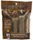 49600027 Savory Prime Pressed Rawhide Bone Pack