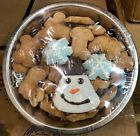692614104542 Claudias Canine Bakery Large Tin Dog Bowl Snowman