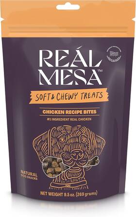 711181298154 Real Mesa Soft And Chewy Chicken Recipe Dog Treats - For Small Medium Large D