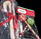 737257761131 Pet Holiday Candy Cane Shaped Rawhide Dog Chews