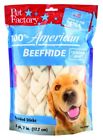 0949836 78105 Pet Factory American Beefhide Braided Sticks Dog Chew 094983781056