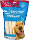 0949834 78208 Generic Pet Factory American Beef Hide Rolls Pk 094983782084