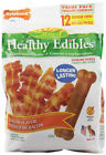 0182143 82124 Healthy Edibles Nylabone Dog Treat Bone Bacon Bones 018214821243