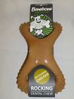 854111004125 Benebone Rocking Dental Chew Chicken Flavor Dog Bone