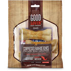 979pt Good Lovin Chicken Jerky Wrapped Compressed Rawhide Bone 800443274149