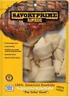 996 Savory Prime Pet Treats Medium White Knotted American 810359009964