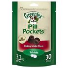 9n-34328 Greenies Pill Pockets Hickory Smoke Flavor Treats For Dogs Single