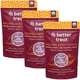 A Better Treat 850063633130 Freeze Dried Organic Purple Sweet Potato Dog And Cat Treats