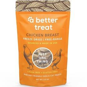 A Better Treat 860004608929 Freeze Dried Chicken Breast Dog Treats 3 Oz Free Range Single Ingredient A Better Treat 860004608929 Freeze Dried Chicken Breast Dog Treats 3 Oz Free Range Single Ingredient
