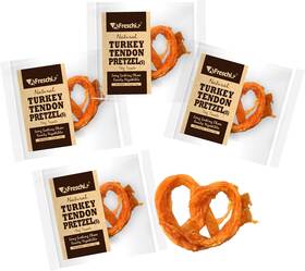 A Freschi Srl 445006611615 Turkey Tendons For Dogs Usa-sourced Healthy Dog Treats Rawhide