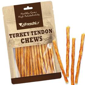 A Freschi Srl 713077062845 Afreschi Turkey Tendons For Dogs Usa-sourced Healthy Dog Treats Rawhide-fr