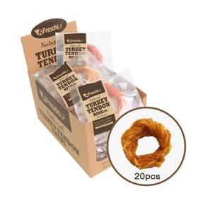 A Freschi Srl 713077071908 Afreschi Turkey Tendon For Dogs Dog Treats Signature Series All Natural