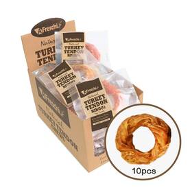 A Freschi Srl 713077071915 Afreschi Turkey Tendon For Dogs Dog Treats Signature Series All Natural