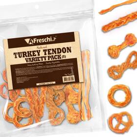 A Freschi Srl 713077078525 Turkey Tendons For Dogs Usa-sourced Healthy Dog Treats Rawhide-free Puppy