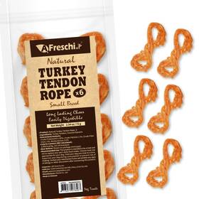 A Freschi Srl 713077078587 Turkey Tendons For Dogs Usa-sourced Healthy Dog Treats Rawhide-free Puppy