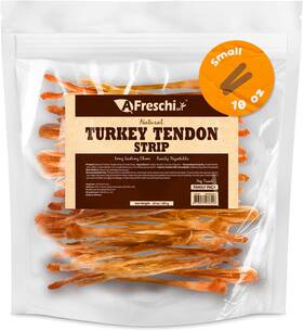 A Freschi Srl 744759979230 Afreschi Natural Turkey Tendon Strip 10oz Sourced From Usa All