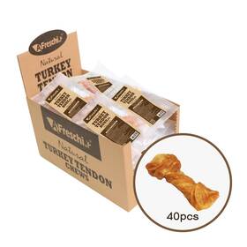 Afs-ktb01s A Freschi Srl Afreschi Turkey Tendon Dog Treats For Signature Series All Natural Human Gra