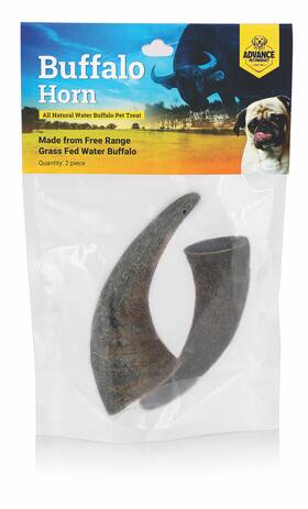 7105 Advance Pet Product Horn Maxi Bite Natural Dog Chew From Free-range Buffalo Long-lasting Treat