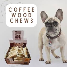 Advance Pet Product 8882731778274 Olive And Coffee Wood Dog Chews Natural Safe Toys For Heavy Chewers 1 4 Pack
