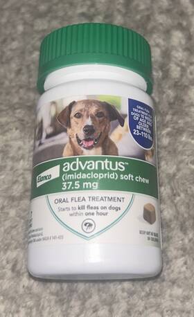 23-110 Advantus Soft Chews For Dogs Lbs 7 Ct Sealed Exp.03/2027
