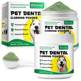 Afitmoe 762418918024 2 Pack Dog Teeth Cleaning Powder Dental With Probiotics Effectivel