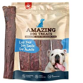 1012 Amazing Dog Treats 850067530633 Beef Esophagus Jerky For Dogs Inch 30 Pc/pack Gull