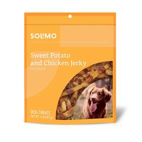 Amazon Brand - Solimo 842379149184 Sweet Potato Chicken Jerky Dog Treats 2 Pounds
