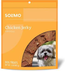 Dexb-js-1219-950 Amazon Brand - Solimo Chicken Jerky Dog Treats 2 Pounds Packaging May Vary