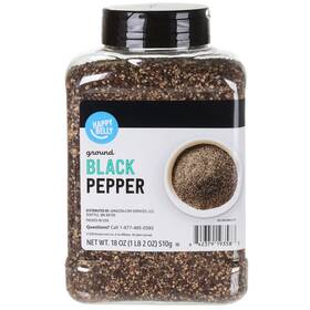 Amazon.com Services Inc. 842379193583 Brand - Happy Belly Black Pepper Coarse Ground 18 Oz