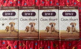 Amber Naturalz 684534010331 Lot Of 4 - Hwf Organic Inch Clean Heart Detox For Dogs Oz