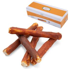 Ay473 Amzey Collagen Treats For Dogs 10 Inch Rawhide Retriever Rolls Dog Chews