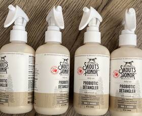 Sk31449 Animal Supply 4x Skouts Honor Probiotic Daily Use Dog Of The Woods Detangler 8 Oz Each