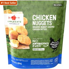 Applegate 744759555090 Natural Chicken Nuggets Family Size 16oz Frozen