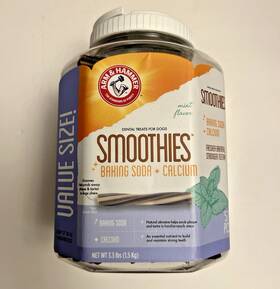 Arm & Hammer 742797107813 And Pets Smoothies Dental Treats For Dogs 3.3lb Tub 57pcs Bb 05/27
