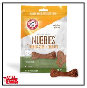 Ff7612 Arm & Hammer And For Pets Nubbies Dental Treats Dogs With Baking Soda Calcium