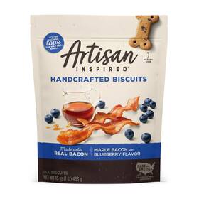 Artisan Inspired 752798347217 Vita Bone Maple Bacon And Blueberry Dog Biscuits 16oz 4 Pack