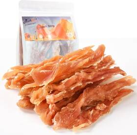 Asmpet 705353957017 Chicken Jerky Dog Treats Chews 100% Real Breast 10.6 Oz