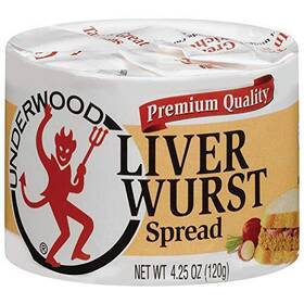7300025 B&g Foods Underwood Liver Wurst Spread 4.25 Ounce Pack Of 24